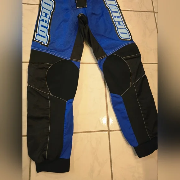 Ocelot Blue and Black Mens 30" Racing Pants - Picture 4 of 8